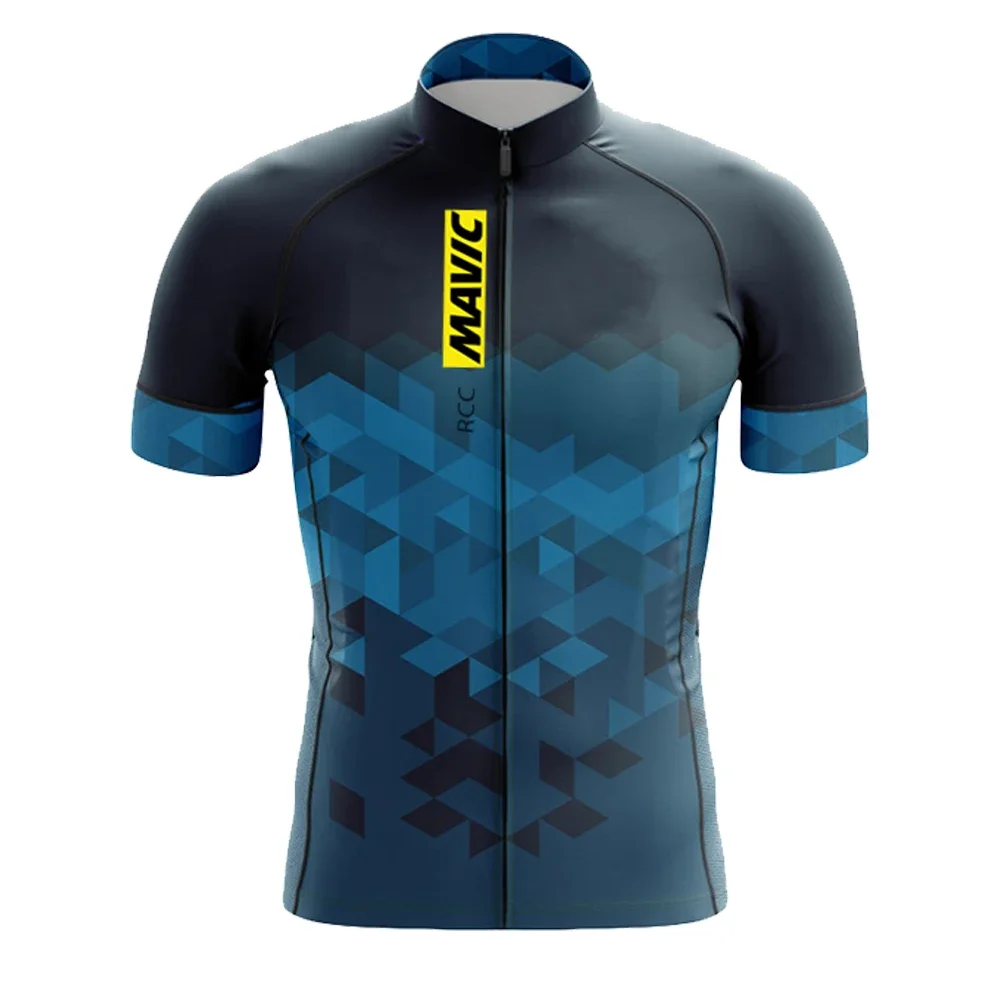 AliExpress rcc mavic RCC MAVIC Short Sleeve Cycling Jersey Men 2025 Summer Road Bicycle Clothing Breathable Bike Shirts Gym Clothes Men