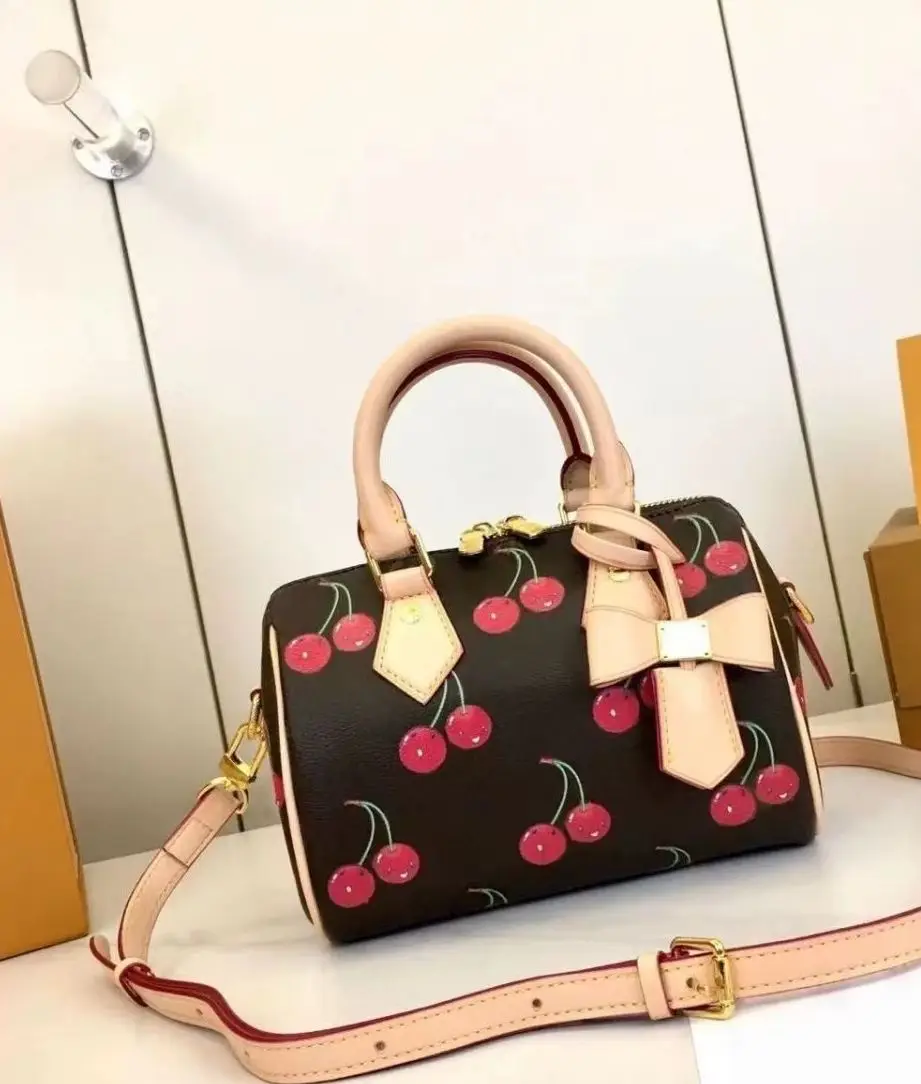 

Новая сумка-подушка весна/лето 202, вишневая сумка с регулируемым плечевым ремнем, ручная съемная 513