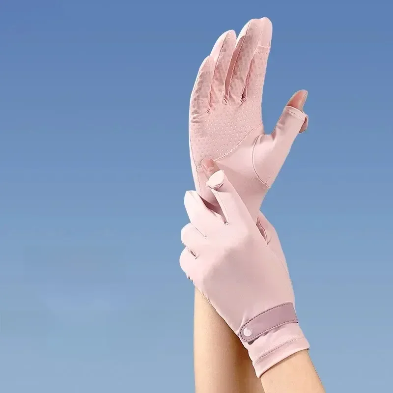 AliExpress Uv Protective Gloves Female Driver Ice Silk Touch Screen Outdoor Non-Slip Bike Summer Thin Driving