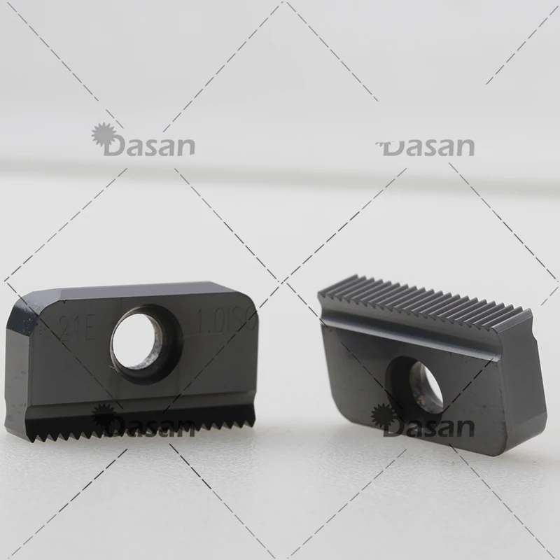Herramientas de corte de hoja externa, inserto de diente denso de rosca interna ISO 21E 1,0, 5 piezas