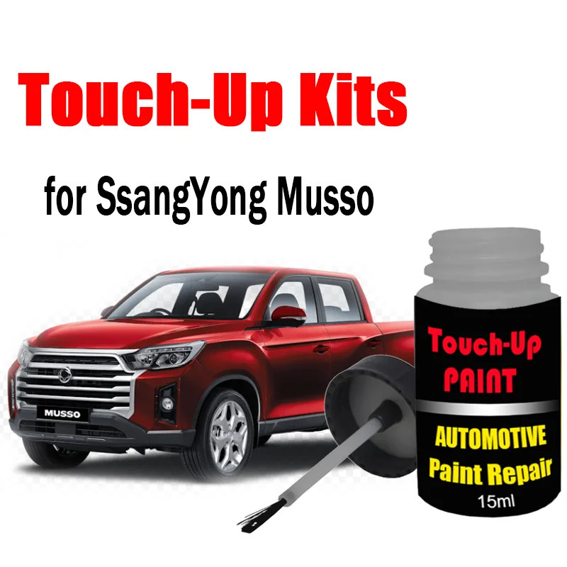 Custom Car Paint Touch Up Kits for KGM SsangYong Musso Paint Scratch Remover Car Paint Care Accessories