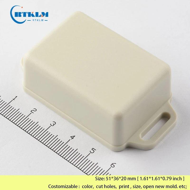 Obudowa skrzynka przyłączowa małe skrzynka elektroniczna DIY obudowa z abs do obudowy wzmacniacza z tworzywa sztucznego 51*36*20mm — zdjęcie 3