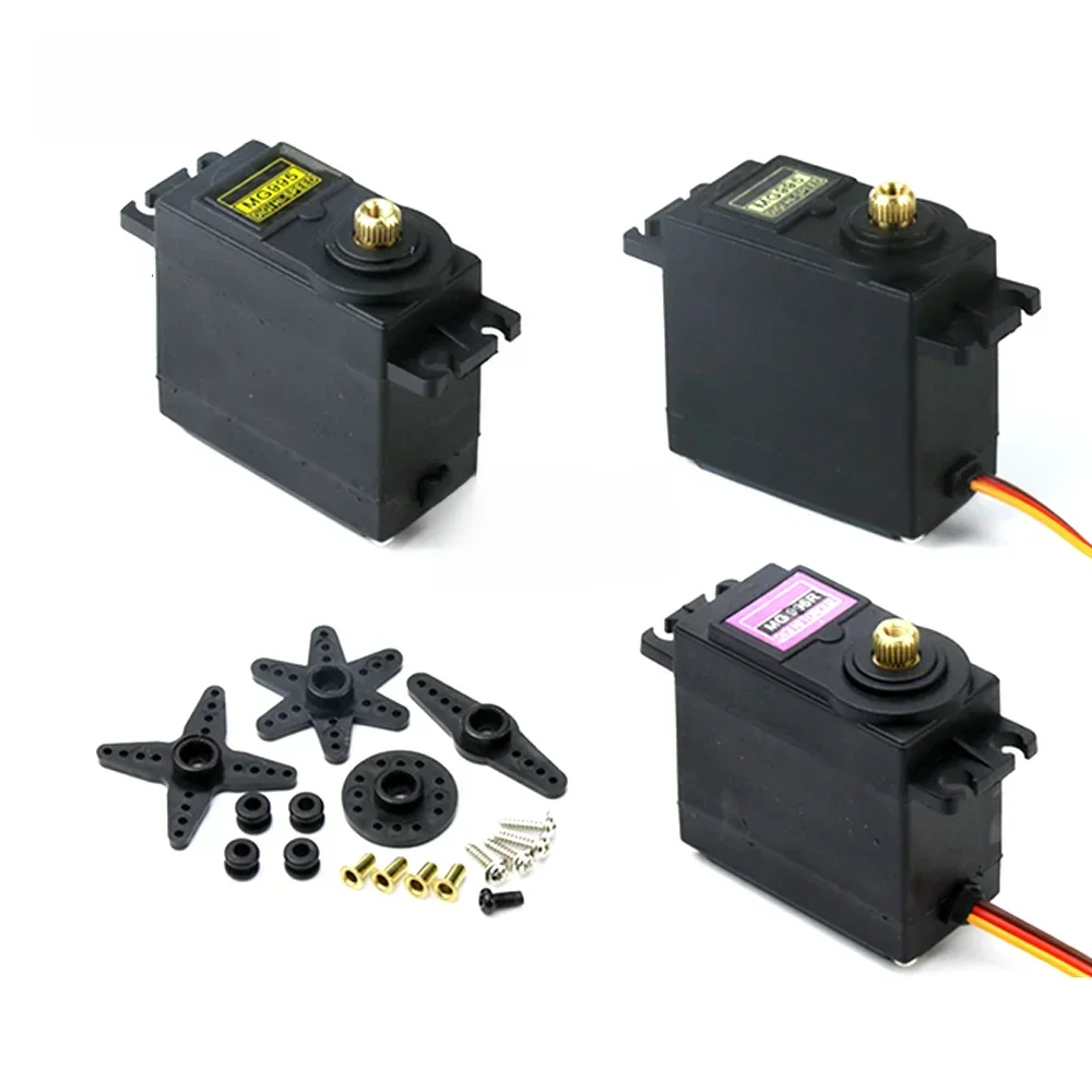 1 sztuk MG995 MG996R MG996 MG946R MG946 metalowe standardowe serwo 180 stopni robot cyfrowy 20KG serwo — zdjęcie produktu 5