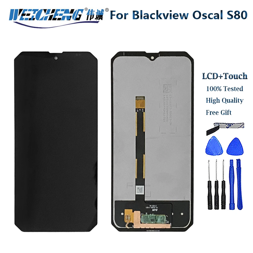 6.58 inches For Blackview Oscal S80 LCD Display+Touch Screen Digitizer Assembly Oscal S80 Screen Replacement LCD Sensor Parts