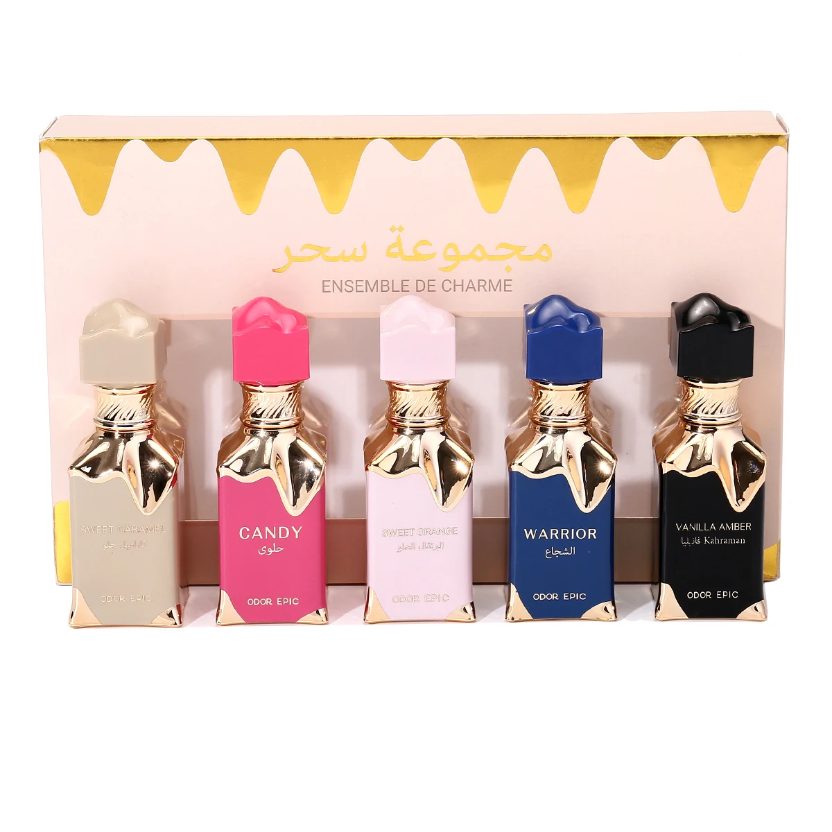 5ピースアラビアンスタイル香水ギフトセット、エレガントなコレ - The Collection Perfume Fragrance のレビューと価格