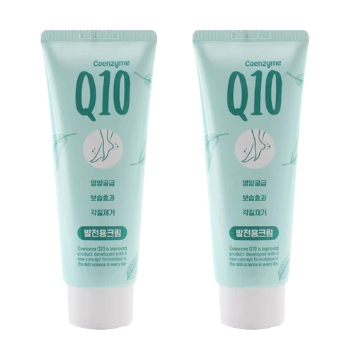 △[2개] 풋크림 코엔자임 Q10 발크림 발각질 케어 100g 