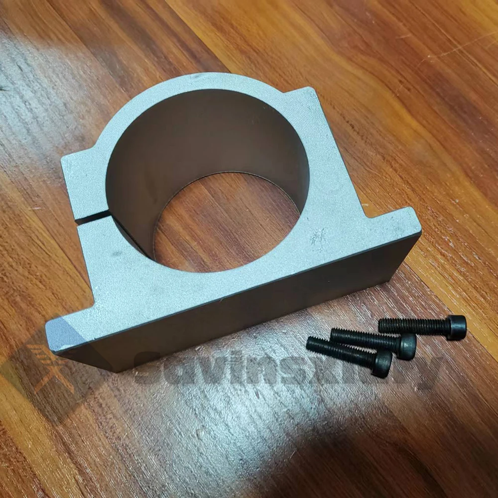 80mm Diameter Cast Aluminium spindle bracket clamp for CNC Engraving milling machine / fixture /holder