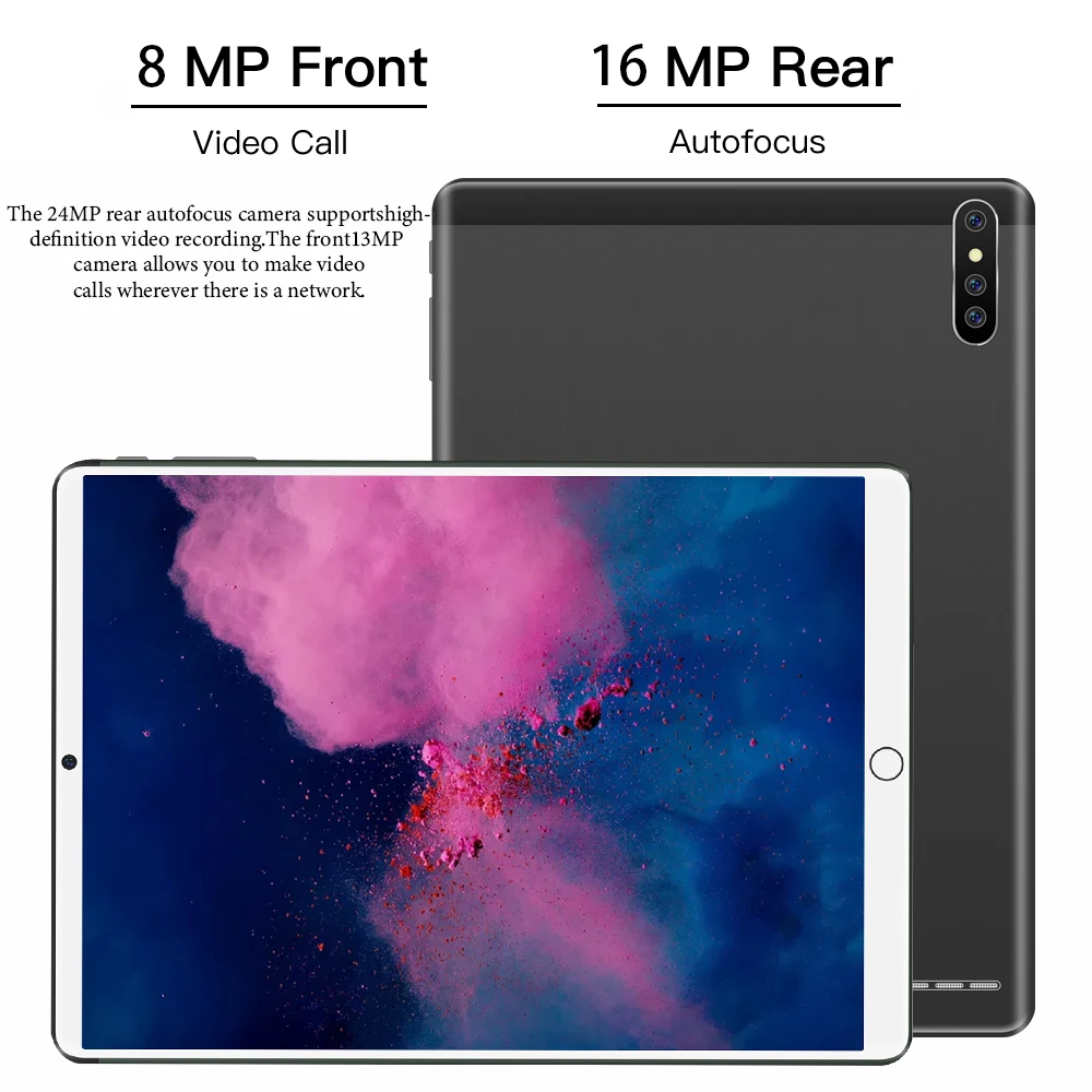 Tablette Android 2024, 2 Go, 32 Go, 6.0 ", Google Play, 8MP, WiFi, ordinateur portable, 10.1 mAh, offre spéciale, version globale, 3500