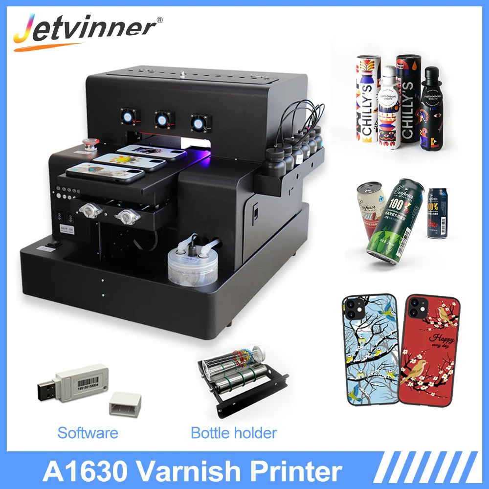 

Jetvinner A4 UV DTF Printer for Self-Adhesive AB Film Transfer Stickers to Make and Print A4 UV dtf Printing Machine