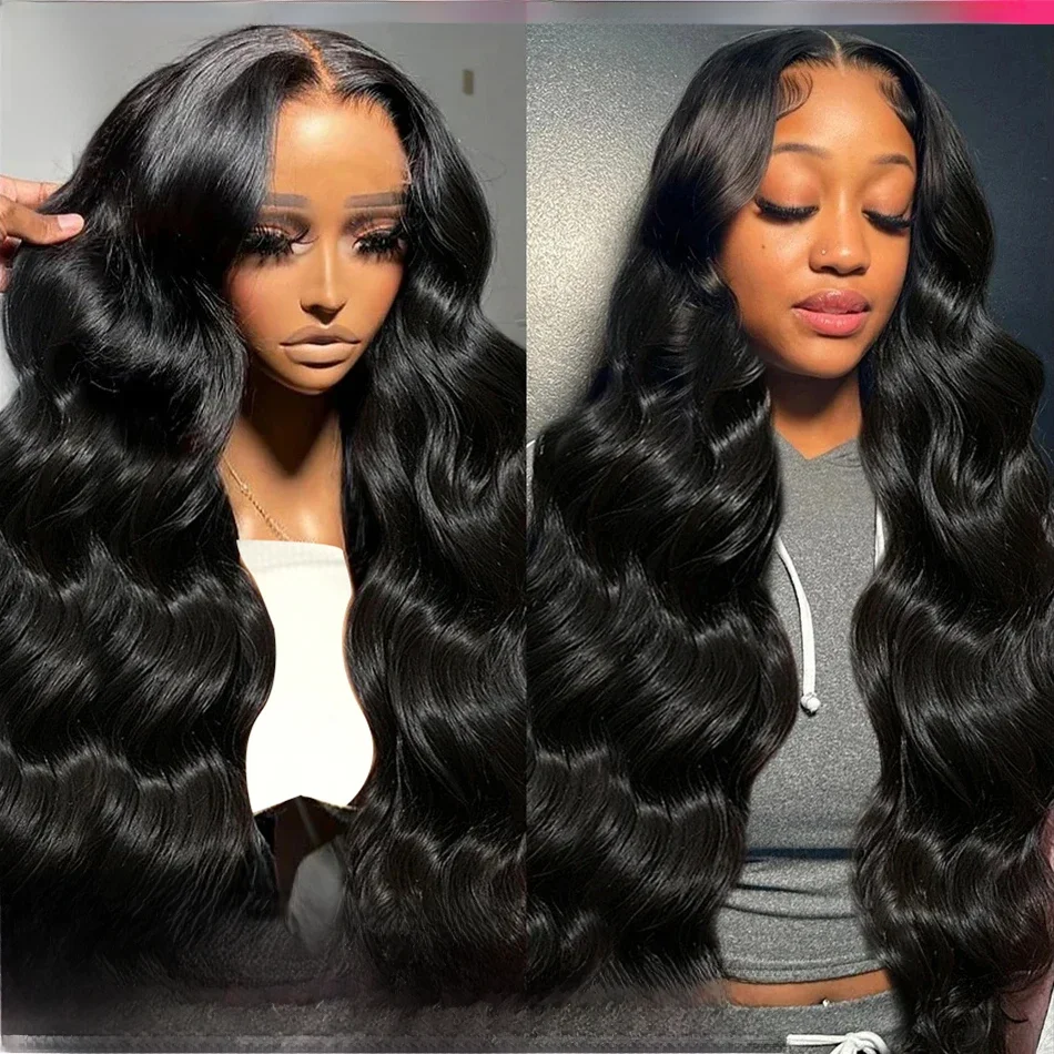 30-40 Zoll Body Wave Echthaarperücken, 13x6 HD Lace Front Perücke, Echthaar 13x4 360 Lace Frontal Perücken, 4x4 Lace Closure Perücke für Damen