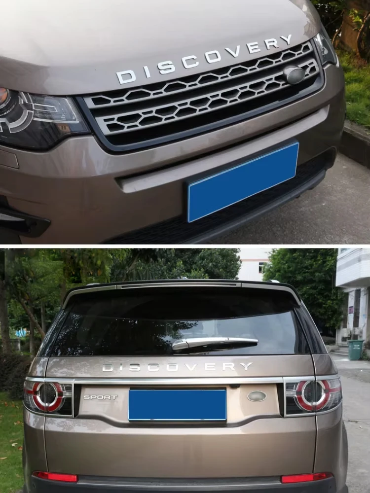 Akcesoria samochodowe do Land Rover DISCOVERY: Naklejka z logo na maskę, tylną klapę bagażnika, okrągły znak z literami, emblemat, odznaka. — 2