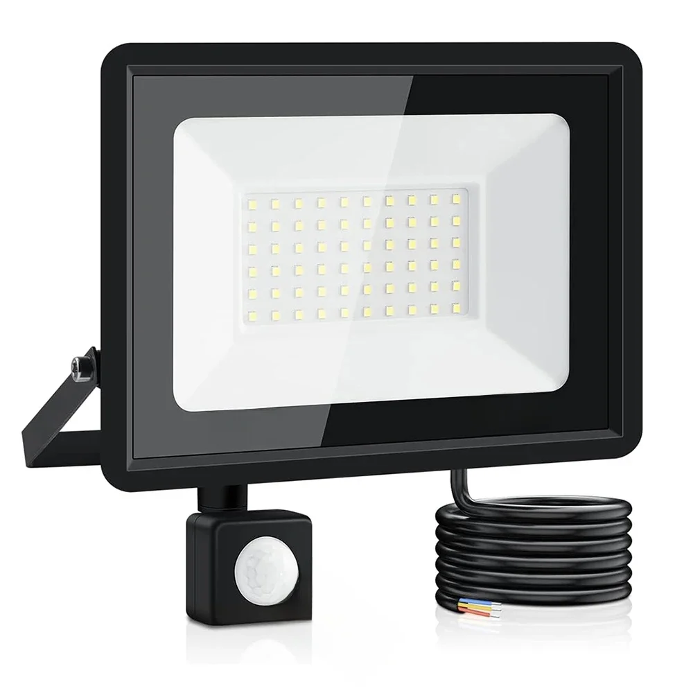 LED Flutlicht PIR Motion Sensor Outdoor Licht 20W 30W 50W 100W 200W AC220V Wasserdichte Outdoor projektor Scheinwerfer Für Garten
