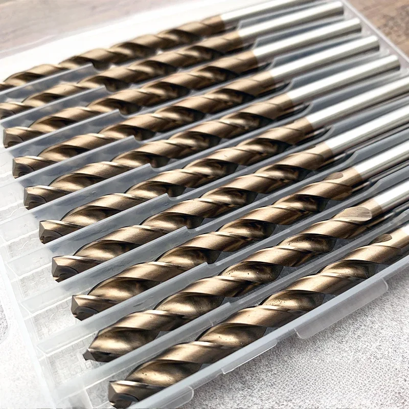 Wiertło kręte BB Cobalt M35 EX HSSCO HSSE Metal Aluminium Miedź Stal nierdzewna Drewno Narzędzie do otworów Tytan 1mm-13mm Zestaw 5/10szt. — zdjęcie 2