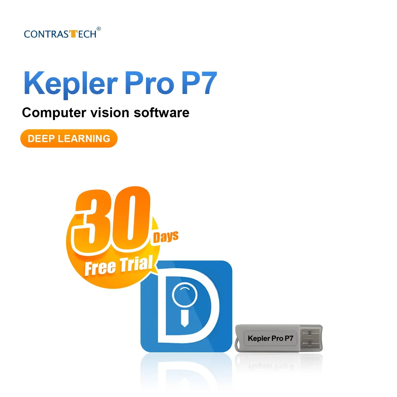 Kepler Pro P7 Deep Learning Machine Vision OCR Software for Image Classification Object Detection Segmentation Industrial Automa