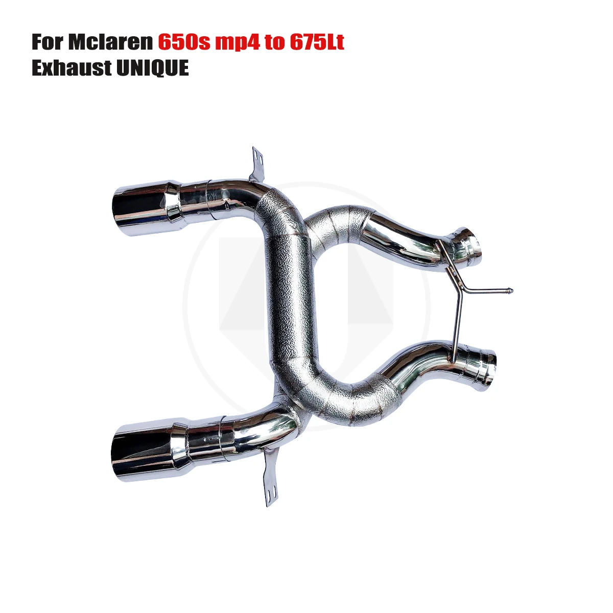 UNIQUE For Mclaren 650s mp4 to 675Lt 4.0 2014+ performance valve exhaust system ss304 exhaust muffler