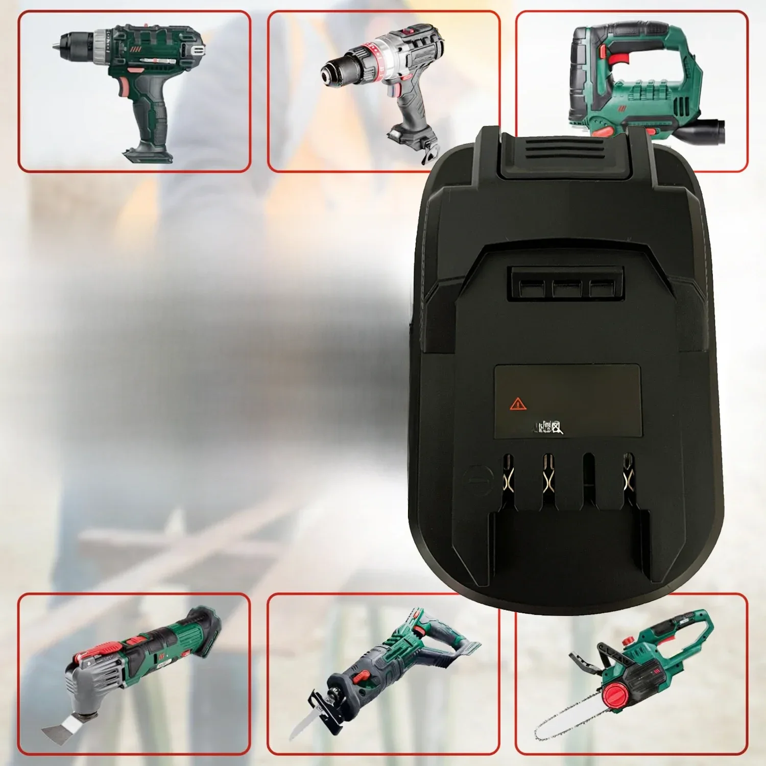 EIN18PAR-Adaptateur de batterie pour Einhell, 18V, convertisseur de batterie ion, Parkside 20V, outils électriques