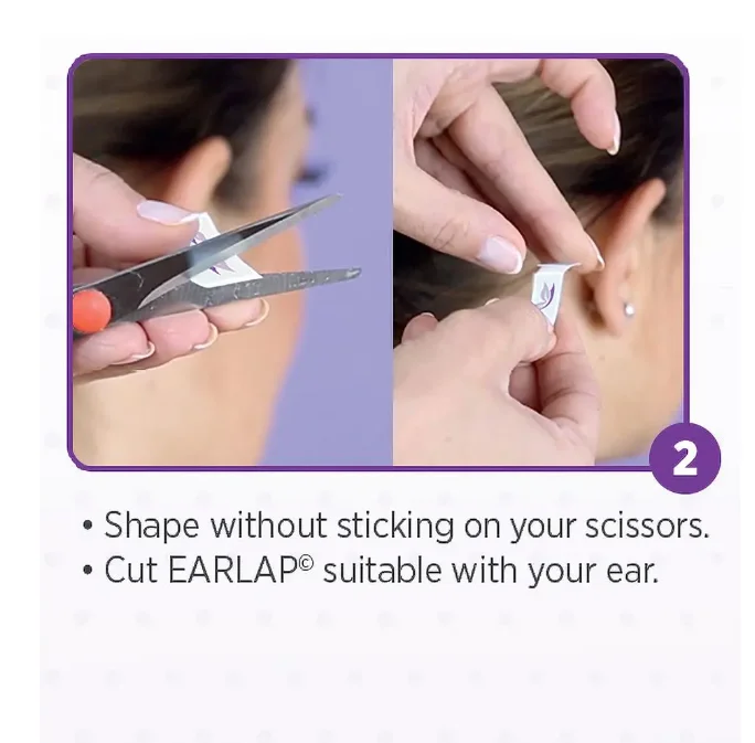 Earlap MAXHOLD Protruding Or Protruding Ear Aesthetic Corrector Strong Grip Tapes Easy And Effective Use For Oily Skin