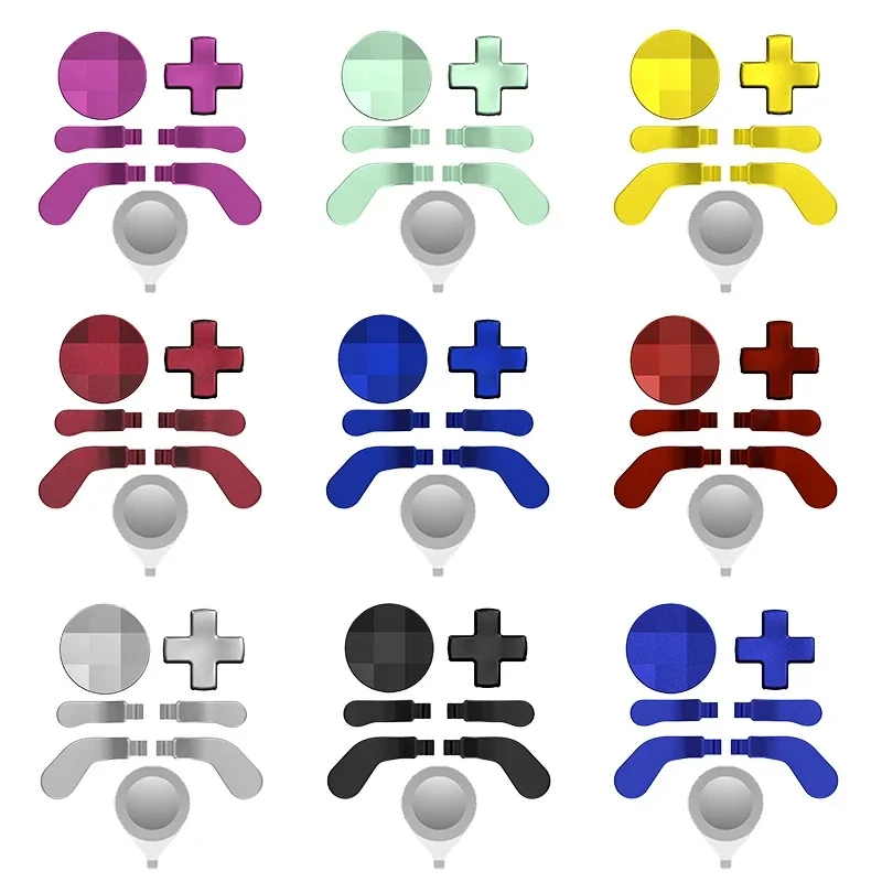 Bouton de certes de palettes en métal pour manette Xbox One Elite Series 1 et 2, manette de jeu D-Pad, accessoires de clé croisée de direction