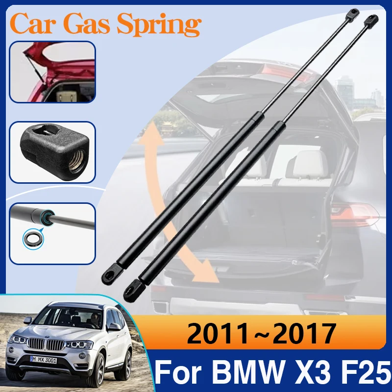 

For BMW X3 Accessories F25 2011~2017 2016 2015 Car Rear Trunk Tailgate Assist Strut Hydraulic Rod Shocks Support Arm Spring Bars