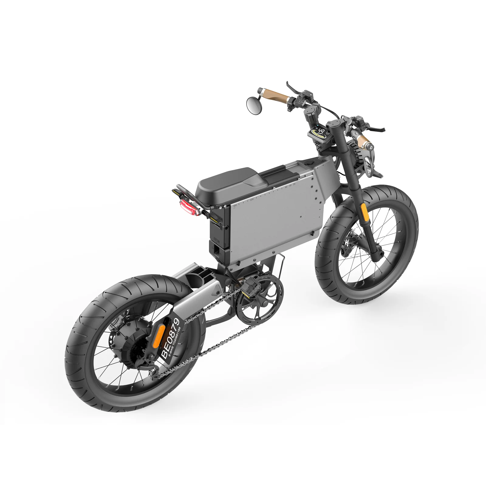 All-terrain E-bike E-motorcycle with LCD Screen High Performance Disc Brake 3 Riding Modes Practical Long Endurance