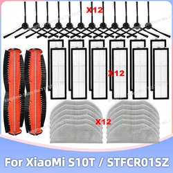 Compatible For XiaoMi Robot Vacuum S10T STFCR01SZ Replacement Spare Parts Accessories Roller Side Brush Hepa Filter Mop Cloth