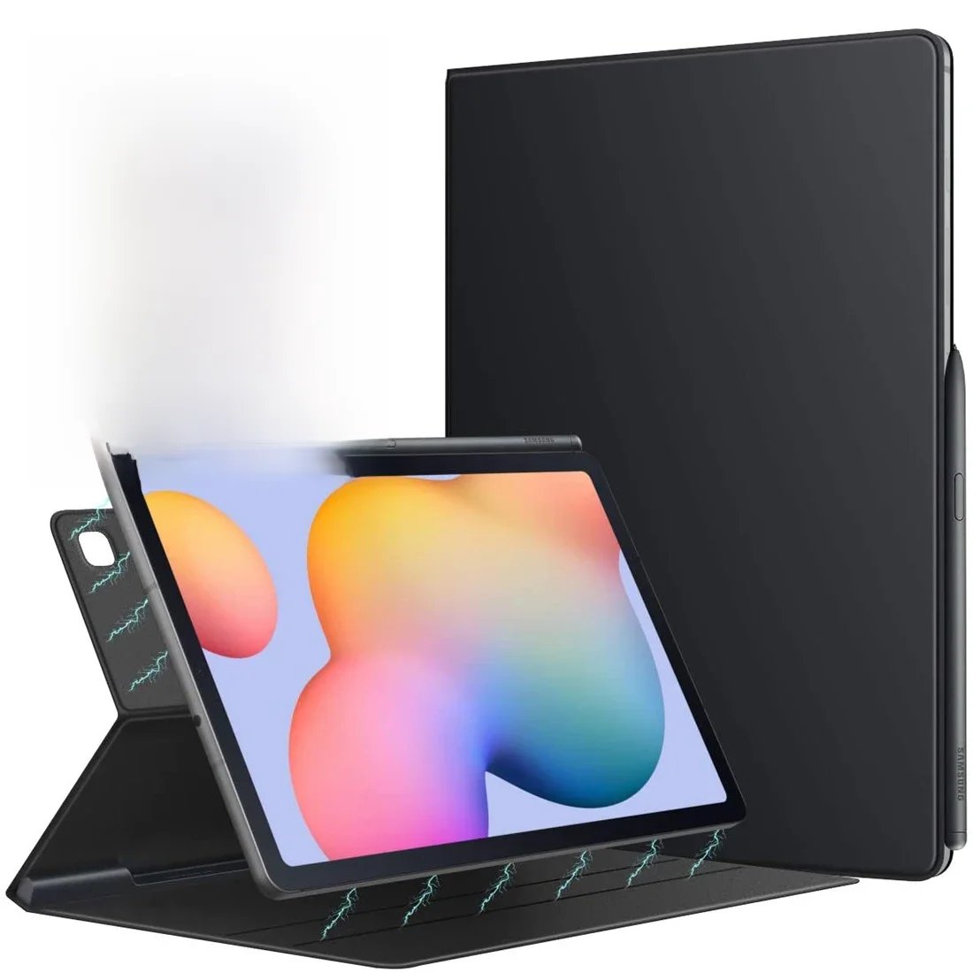 Etui na Tablet Galaxy Tab S6 Lite 2022,Ultra-cienki inteligentny futerał foliowy magnetyczny futerał absorpcyjny do Galaxy Tab S6 Lite 10.4 — zdjęcie produktu 7