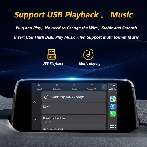 USB-адаптер P2 для Apple CarPlay и Android для Mazda 2 3 6 CX30 CX5 CX8 CX9 MX5 — фото устройства