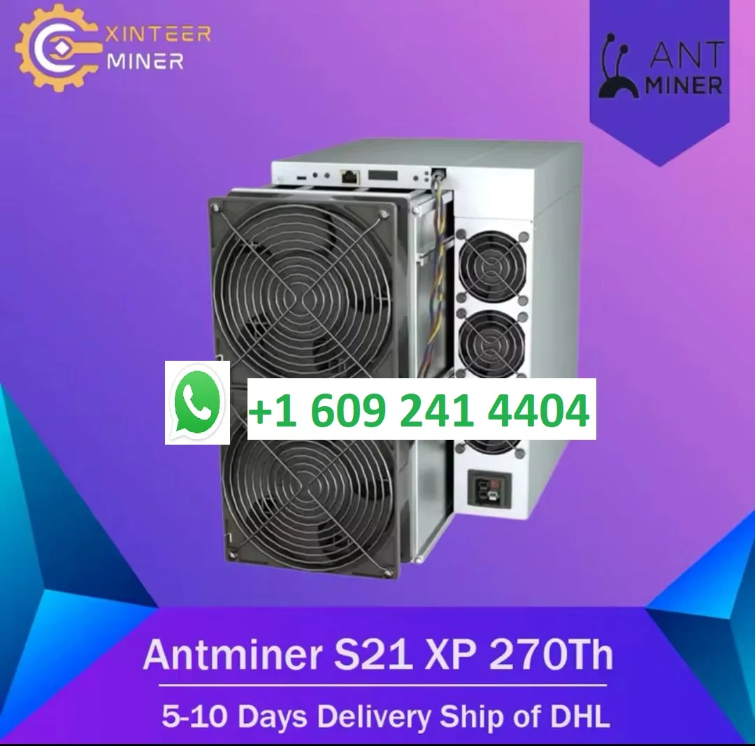 JANUARY РАСПРОДАЖА СОВЕРШЕННО НОВЫЙ биткойн-майнер Bitmain Antminer S21 XP 270T 3650 Вт