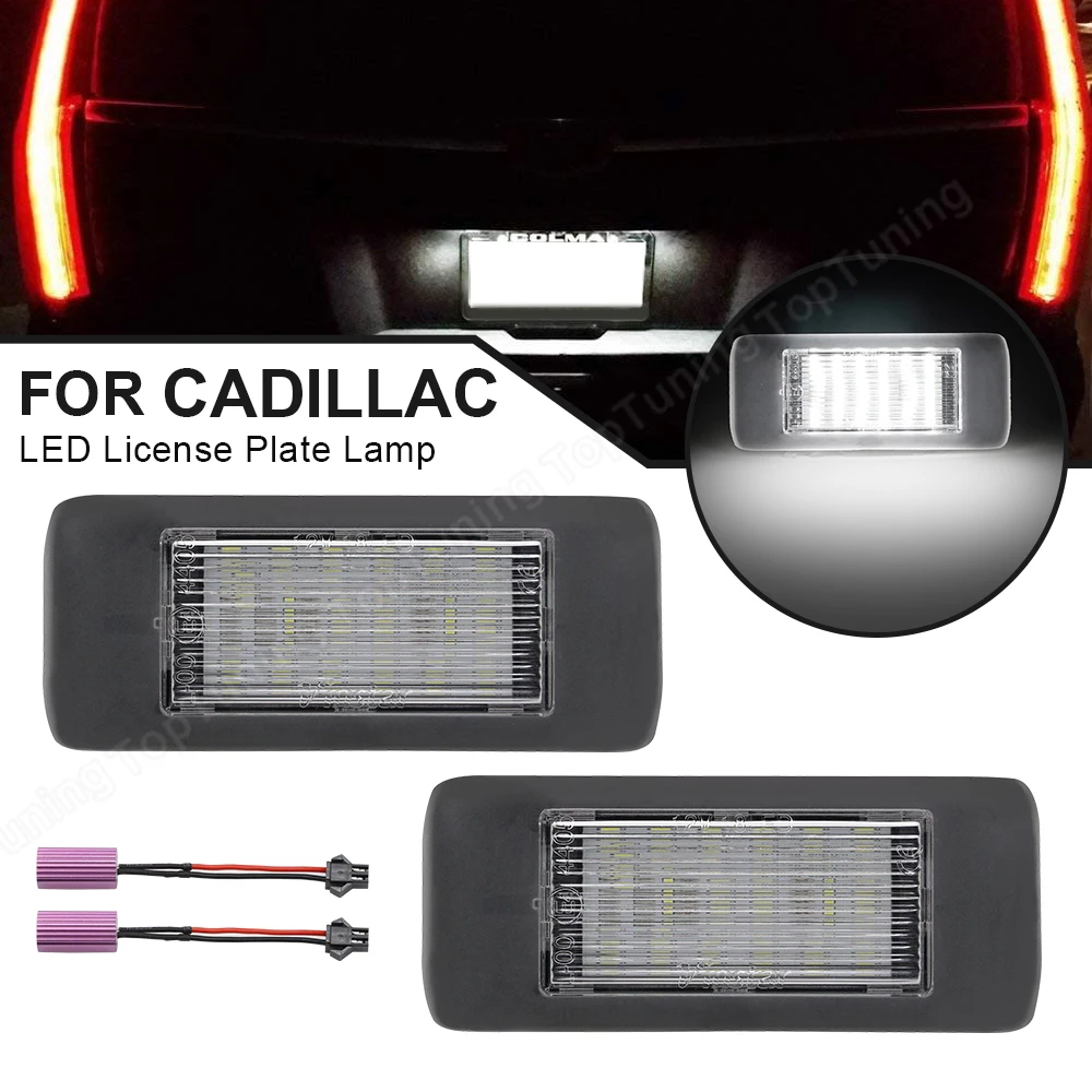 

For Cadillac EScalade ESV ATS LED Number License Plate Light Lamp For Opel Astra J Sports Tourer Estate Zafira Tourer C