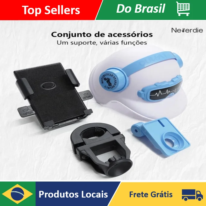 Suporte de Celular Para Moto Proteção de Telefone Capacete Motocicleta Bicicleta Navegação Elétrica - Neverdie Store