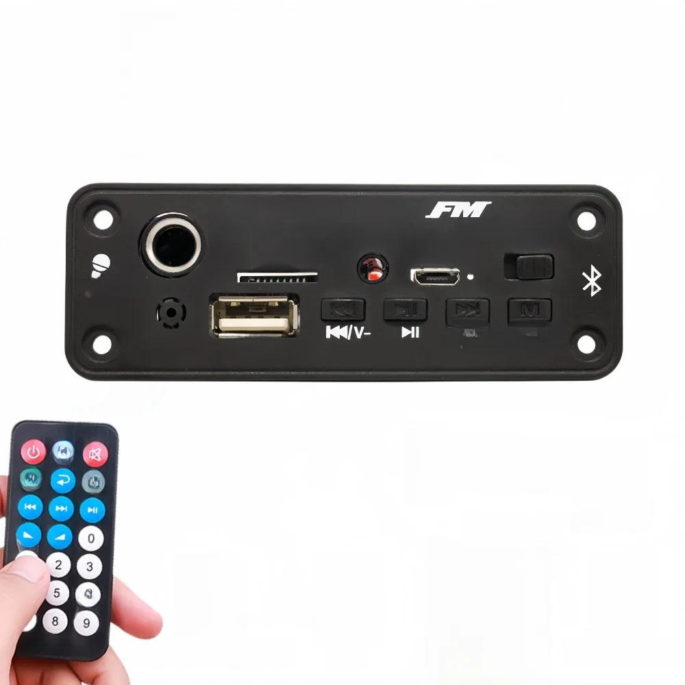 DC 5V Bluetooth 5.0 Dekoder MP3 Wzmacniacz 10W Odtwarzacz MP3 Obsługa nagrywania połączeń 3,5 mm USB TF FM dla modułu głośnika samochodowego — zdjęcie produktu 7