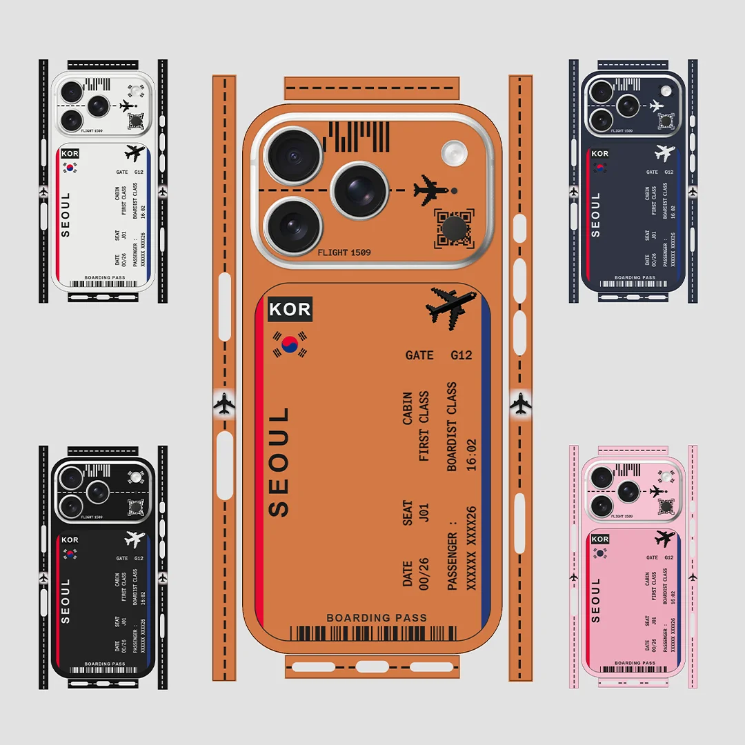 

For iPhone 17 Pro Premium Vinyl Skin Wrap Sticker Fly Tickets Design Phone Skins - IPM047 Series By Nexa Skins