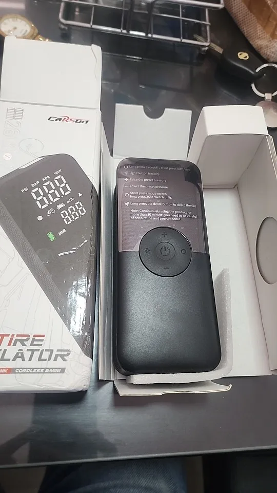 VanVolt AirGo™ Cordless Digital Tyre Inflator - Portable 150 PSI Air Pump photo review