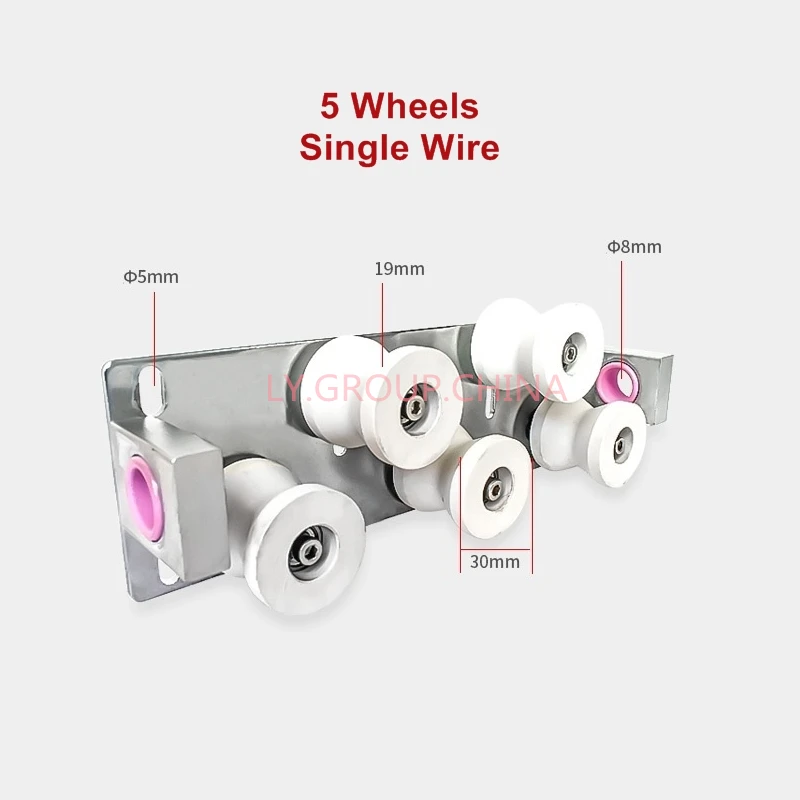 LY Single Or Double Wire Wire Straightener With Wheels For Wire Stripping Cutting Mask Making Machine Use 5-18 Wheels