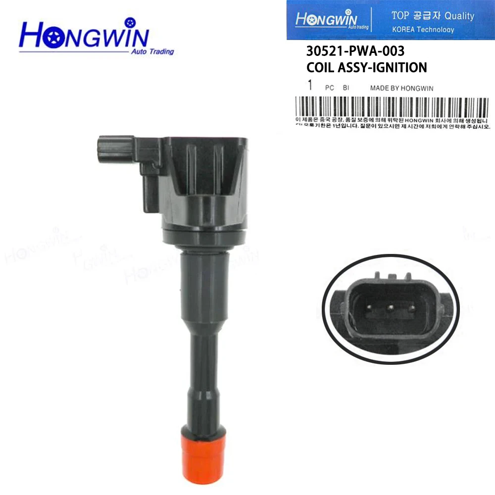 30521-PWA-003 Ignition Coil For Honda Civic 7 8 VII VIII JAZZ FIT 2 3 II III 1.2 1.3 1.4L 30521-PWA-S01 UF374 C1408