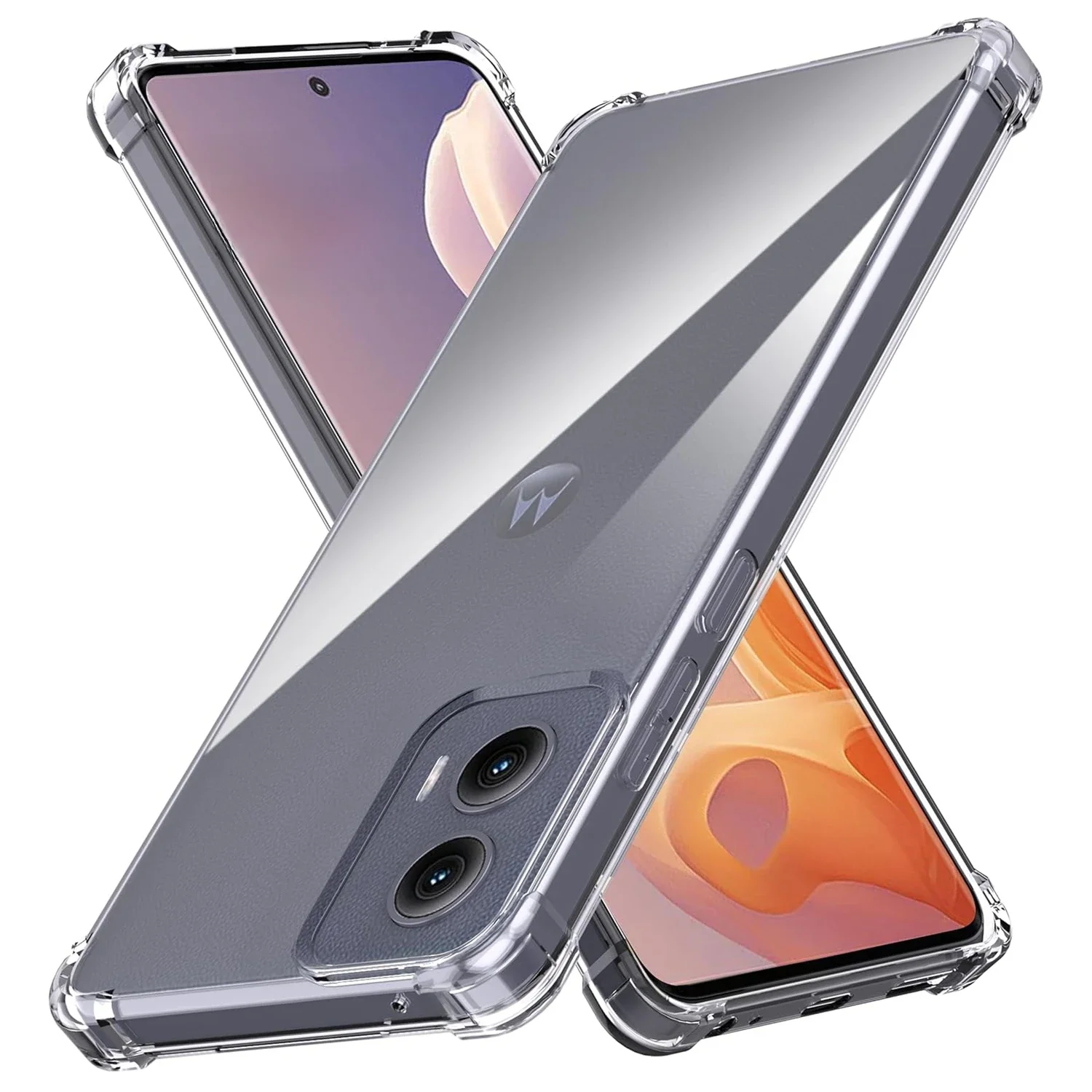 Coque Airbag antichoc en TPU pour Motorola Moto G85 G35 G55 G75 5G G05 G15 G04 G04S G14 G24 Power G34, housse de protection Funda Coque