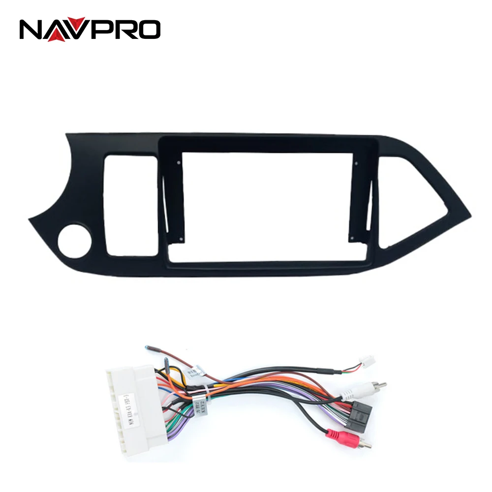 For KIA PICANTO Frame/Fascia and connecting cables for multimedia central installation 9 