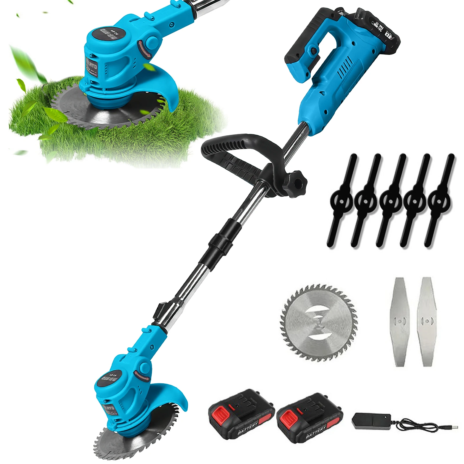 Tagliaerba A Batteria Makita 18V – Decespugliatore Brushless Con 4 Accessori (senza Batteria)