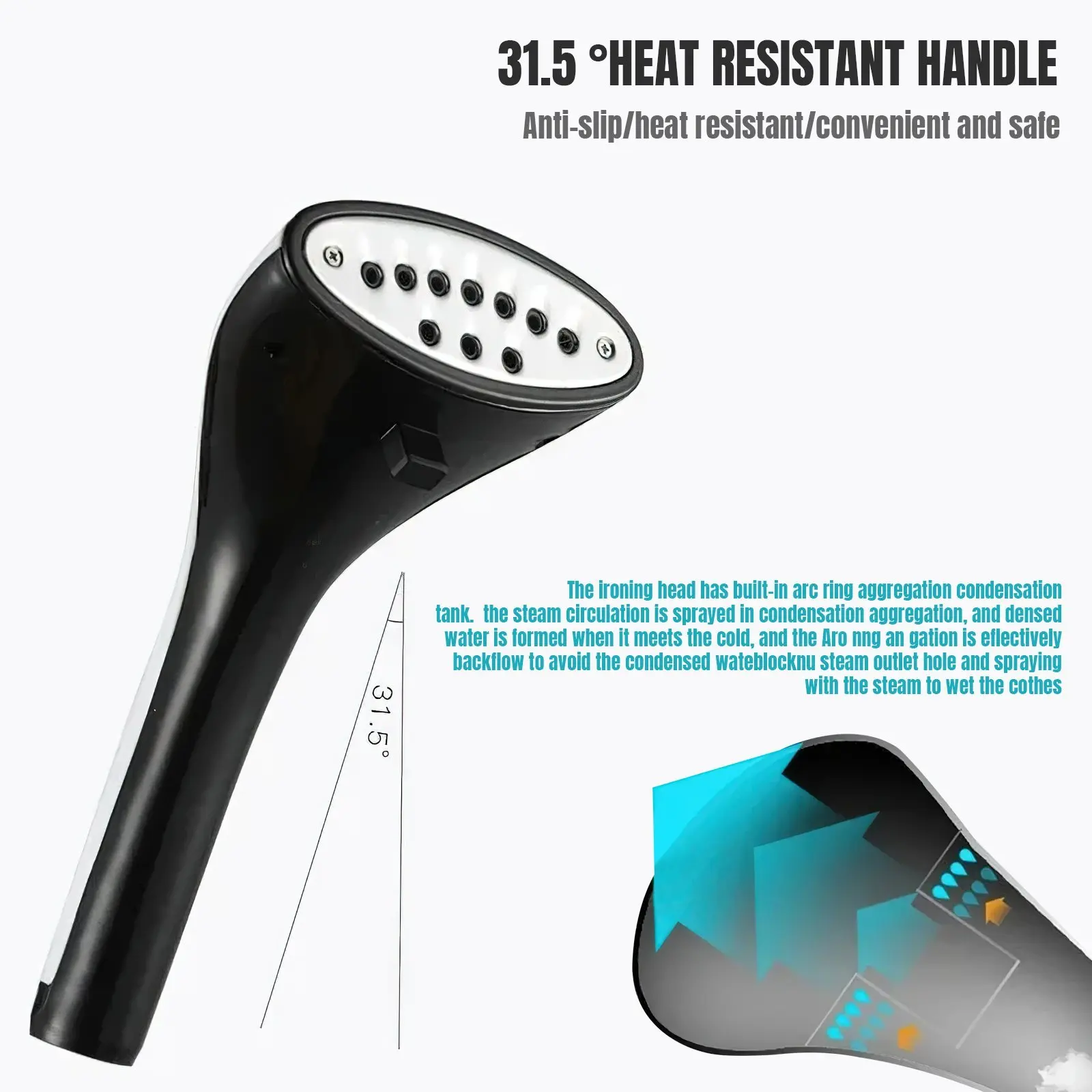 مكواة البخار العمودية مكوّاة البخار المنزلية المنزلية الذكية العمودية عالية الطاقة زيادة الضغط الكي المسطح #5