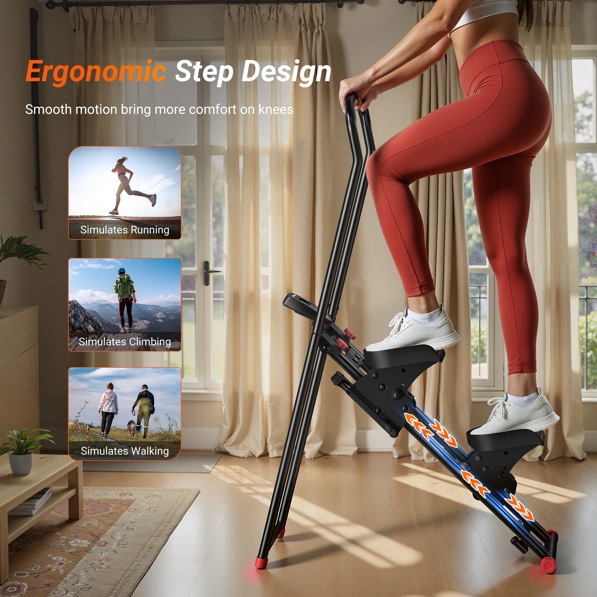 MERACH Stair Stepper with Hand - огляд і ціна Vertical Leg Press