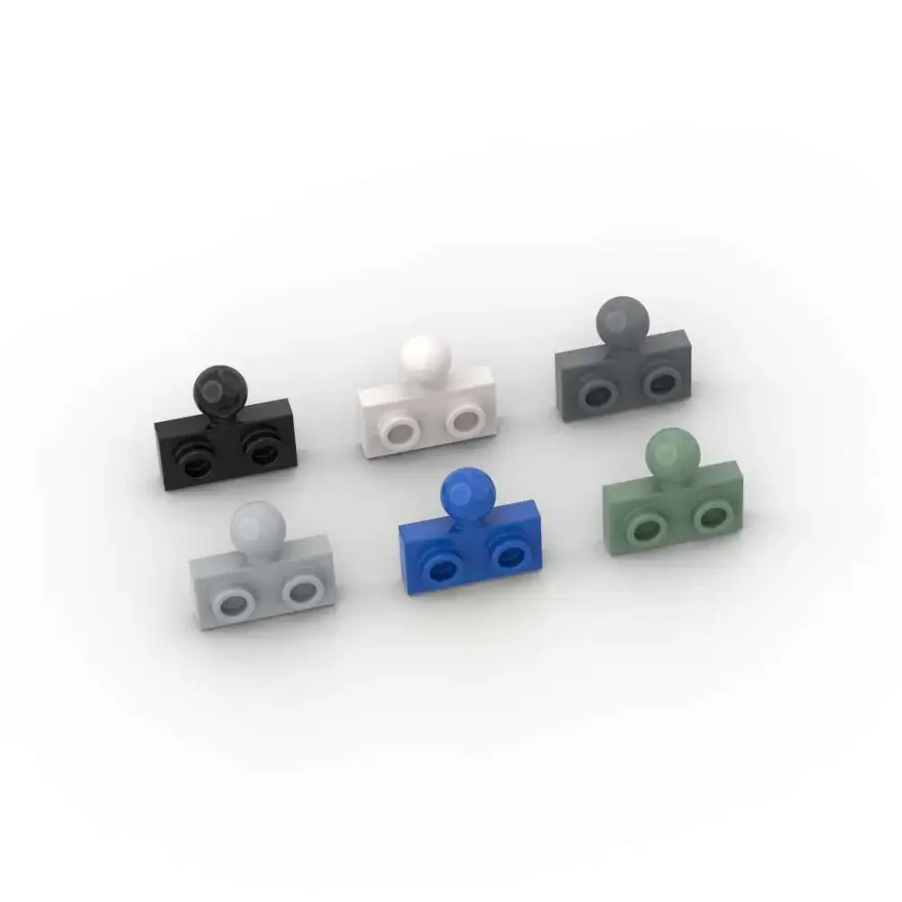 MOC 10 pièces 14417 modifié 1x2 blocs de construction Kit avec boule de remorquage sur les briques latérales particules Puzzle jouet enfants anniversaire enfant cadeaux