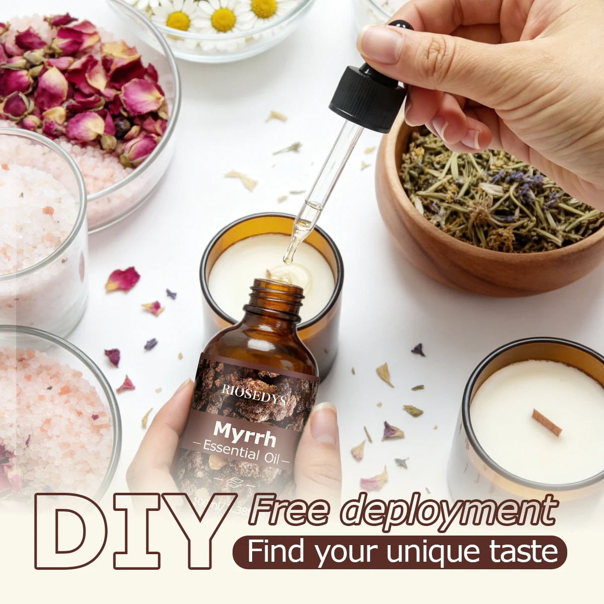 Myrrhe-Ätherisches Öl, warmes harziges Duftöl für Diffusoren, Aromatherapie & DIY-Duftbasteleien, reiches und geheimnisvolles Aroma – Detail 7