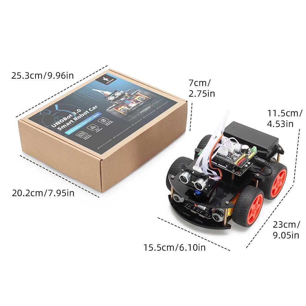 Tscinbuny Intelligent Robot Automation Kits for Arduino Robot Programmable Automation Equipment Electronic Robotic Education Kit