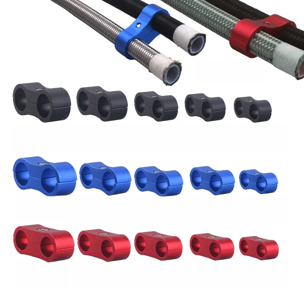Mathiateur de ligne universel en aluminium, pince de synchronisation de tube de tuyau, huile, carburant, eau, AN4, AN6, AN8, AN10, AN12, 1 pièce