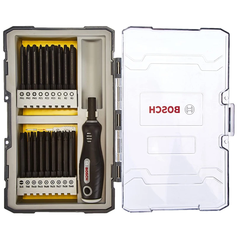 bosch-2607017320-screwdriver-bit-set-extra-hard-hex-shank-with-handle-storage-box-37-piece-hand-tool