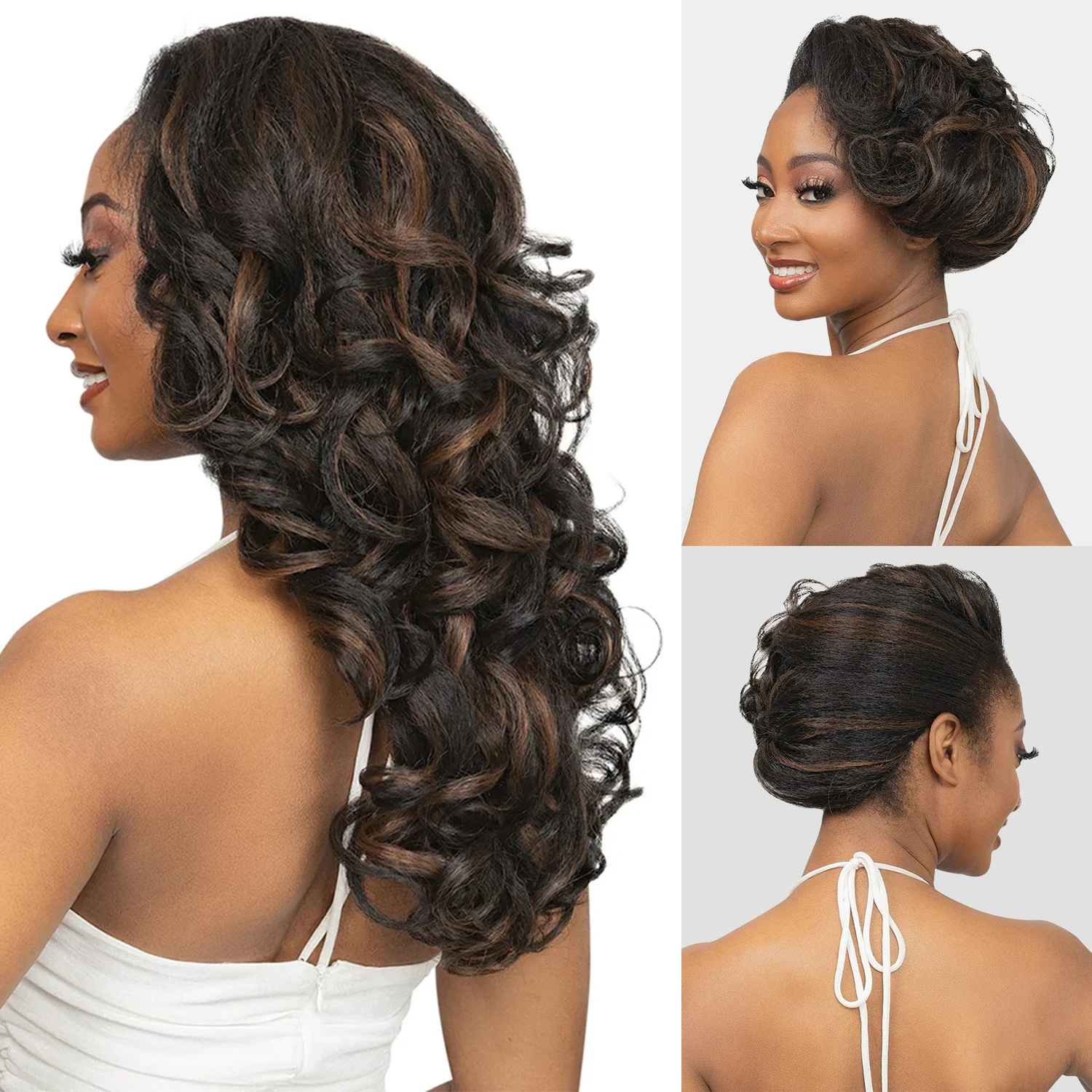 مجموعة جانيت شعر بشري برايم يونيميكس شعر مستعار اصطناعي ريمي الوهم أوسلو