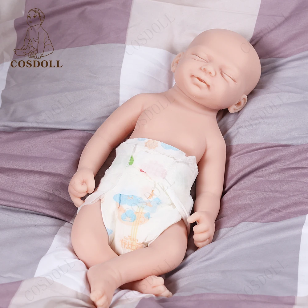 COSDOLL 2.9KG Unpainted Reborn Doll - Perfect Toy and Birthday Gift, Soft and Realistic Sleeping Baby for Children