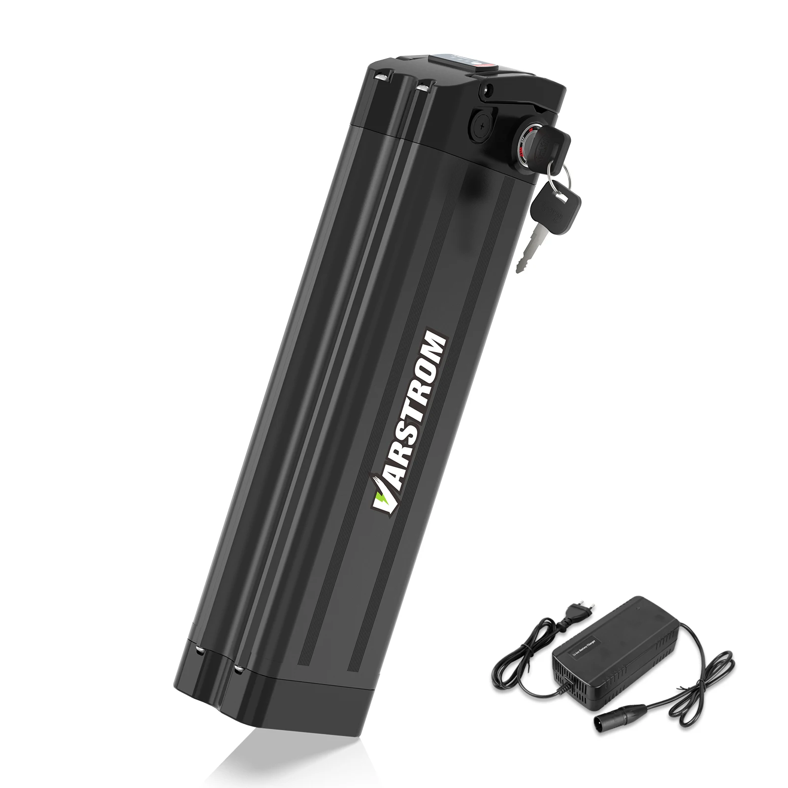 [EU Direct] Batteria per e-bike 36V 18,2Ah 655,2Wh, batteria al litio con caricabatterie rapido da 4A, pannello indicatore LED, scheda di protezione intelligente da 30A, per motore da 36V, per