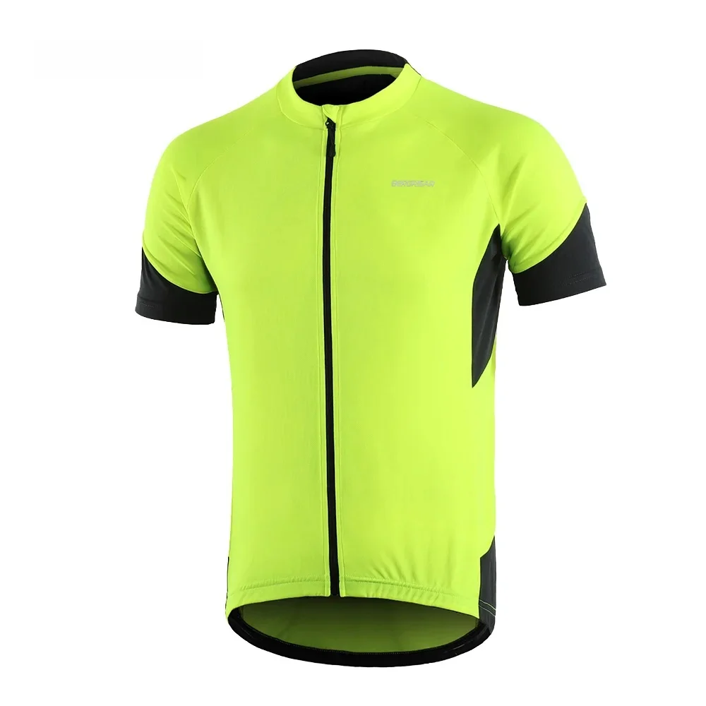 AliExpress NONE BERGRISAR Men's Cycling Jersey Summer Bicycle Short Sleeve Bike Shirt Quick Dry Cycling Clothing Zipper Pocket Breathable BG650