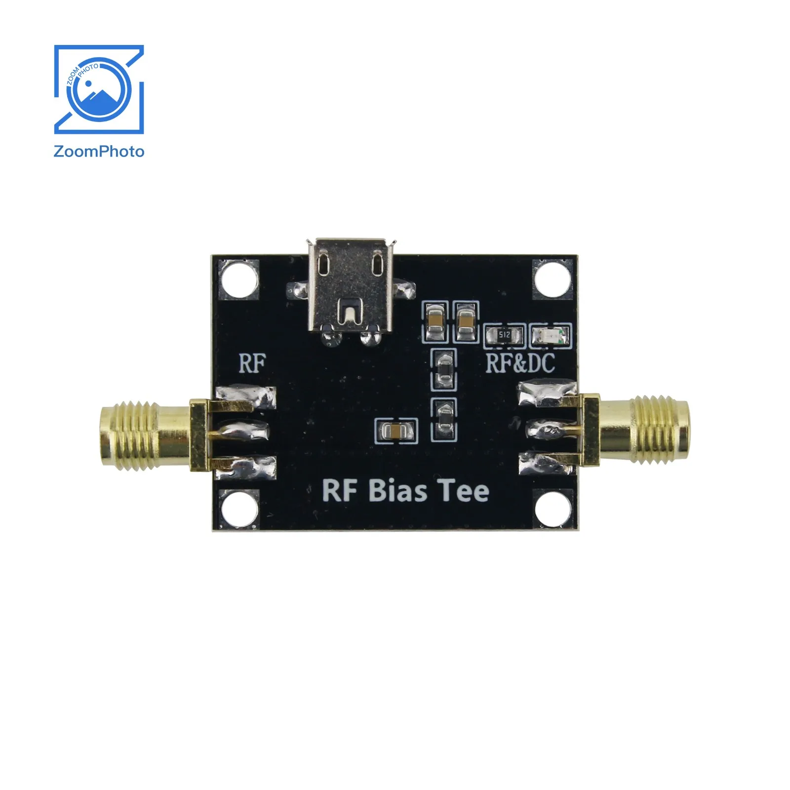 ADS-B 1090MHz Active Antenna DC5V Bias Tee Type-C Power Supply 23.15dBi High Gain RF Receiving Antenna with SMA Female Connector